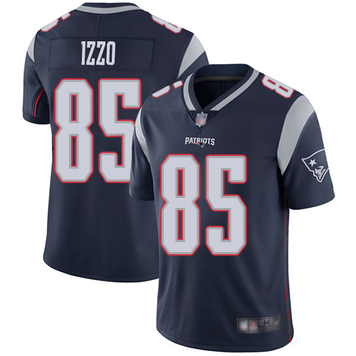 New England Patriots Football 85 Vapor Untouchable Limited Navy Blue Men Ryan Izzo Home NFL Jersey